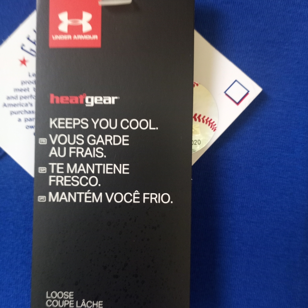 Chicago Cubs Under Armour Heat Gear Tshirt - Picture 6 of 8